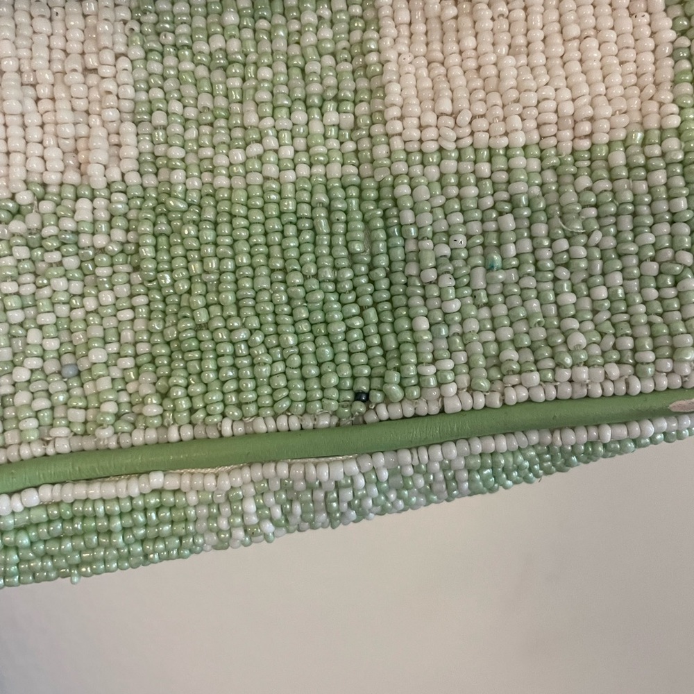 Staud Tommy Beaded Check Print Shoulder Bag - Picture 4 of 7